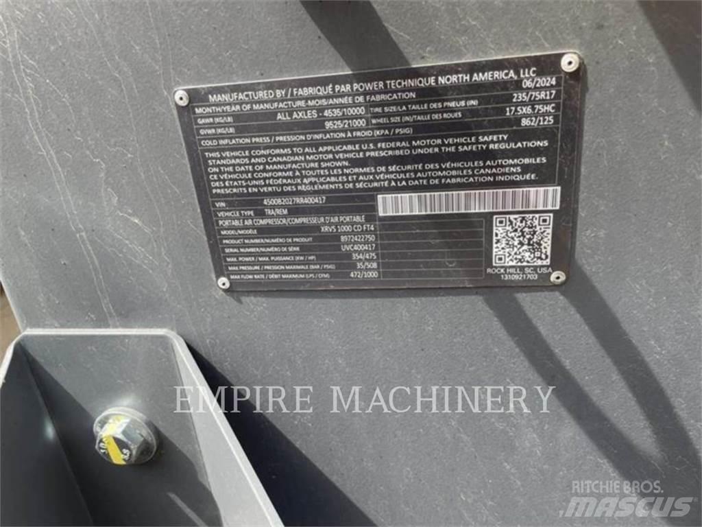 Atlas Copco XRVS1000CD Kompresoriai