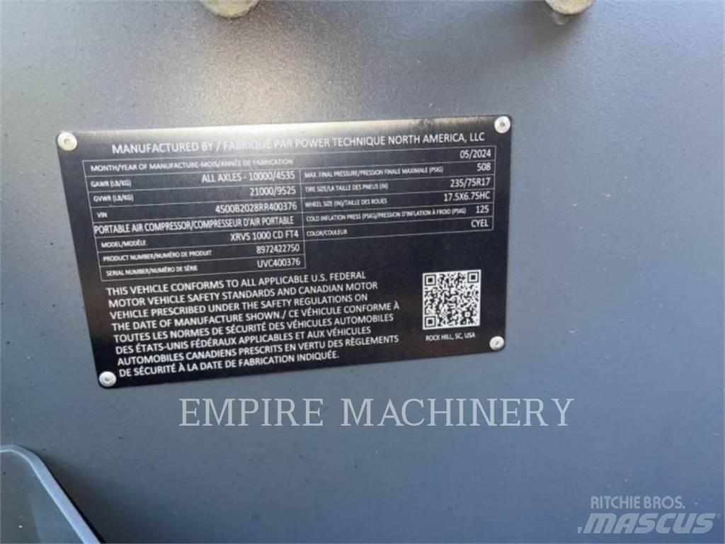Atlas Copco XRVS1000CD Kompresoriai