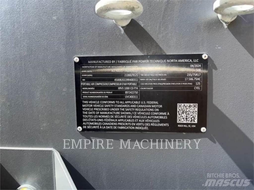 Atlas Copco XRVS1000CD Kompresoriai