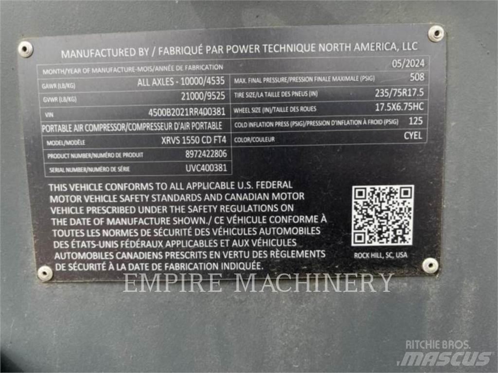 Atlas Copco XRVS1550CD Kompresoriai