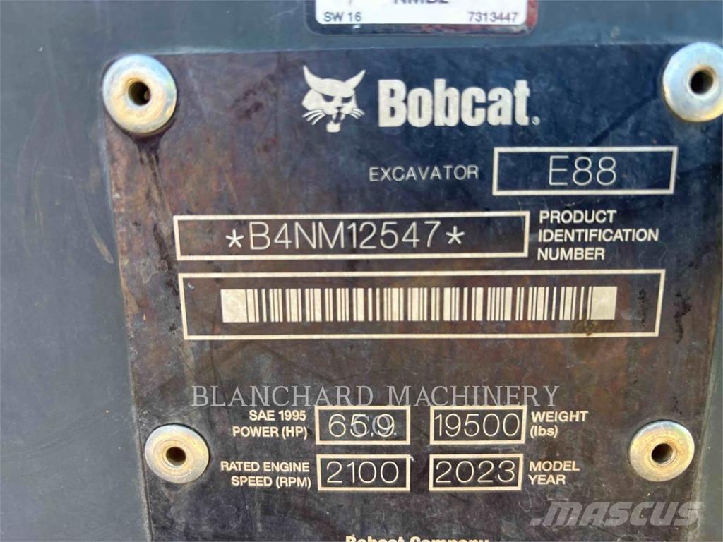 Bobcat E88 Vikšriniai ekskavatoriai