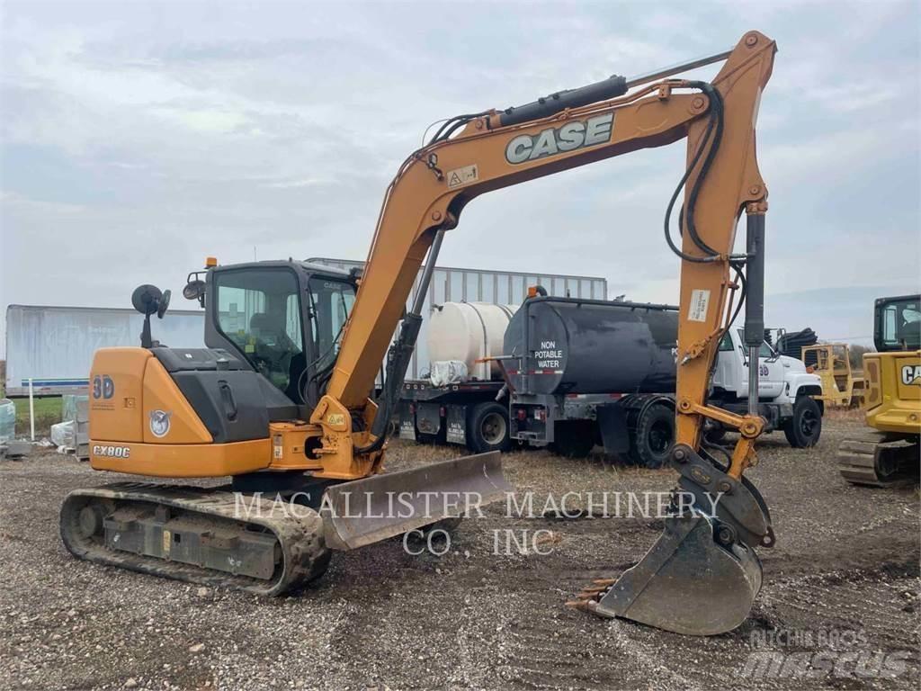 CASE CX80C Vikšriniai ekskavatoriai