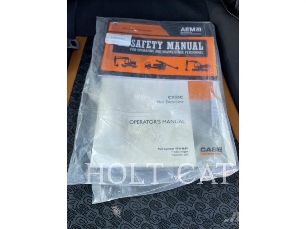 CASE CX80C Vikšriniai ekskavatoriai