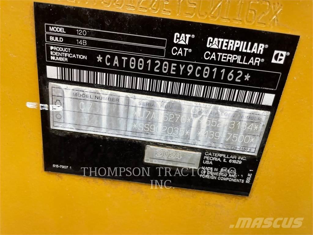 CAT 120 Greideriai
