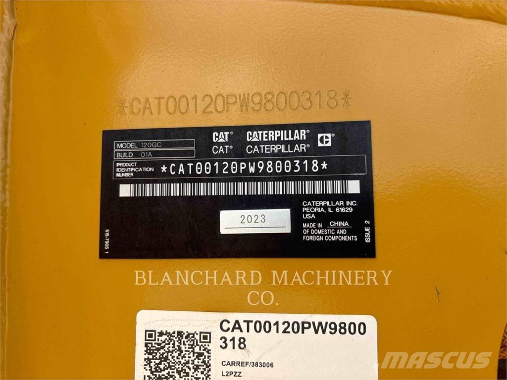 CAT 120-01GC Greideriai