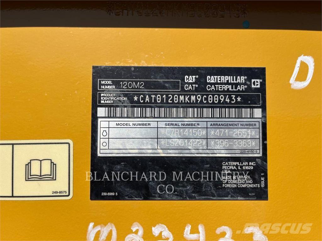 CAT 120M2 Greideriai