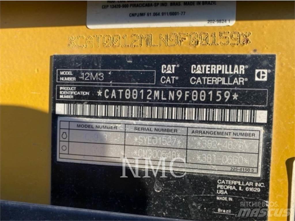CAT 12M3 Greideriai
