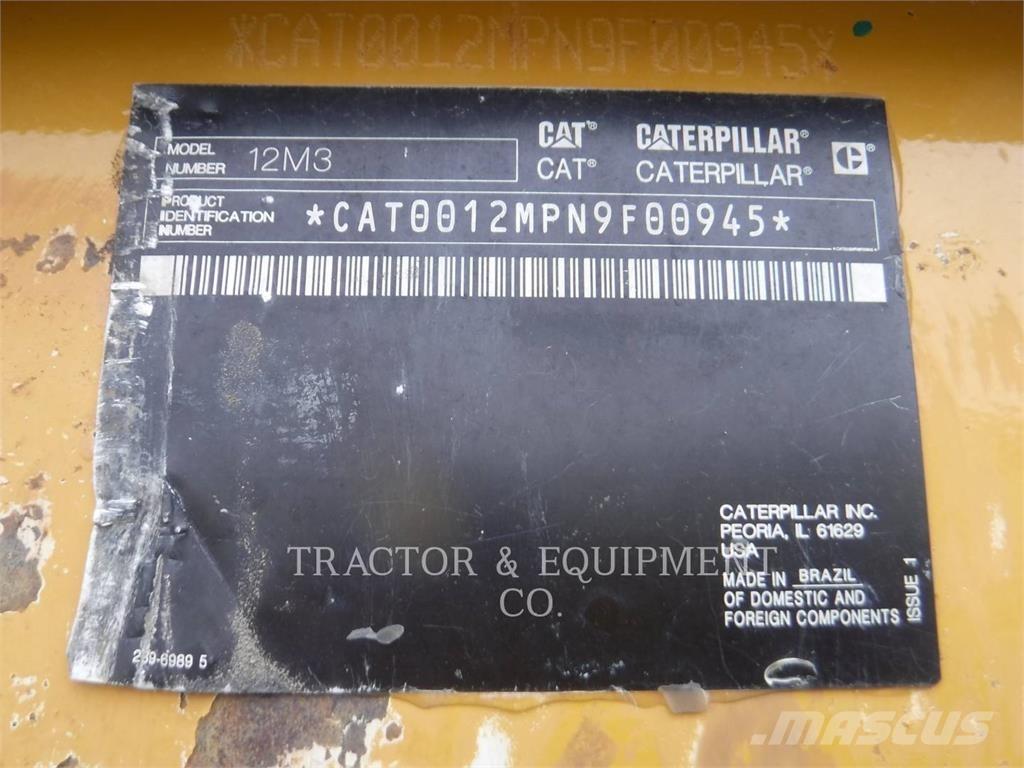 CAT 12M3 Greideriai