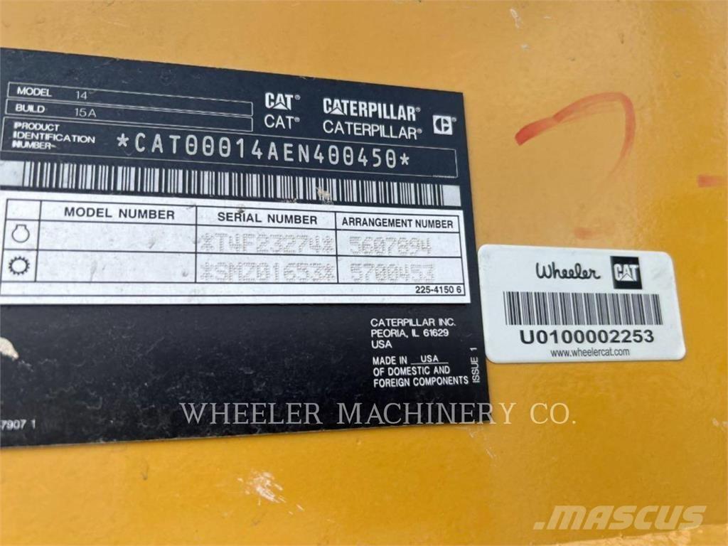CAT 14 Greideriai