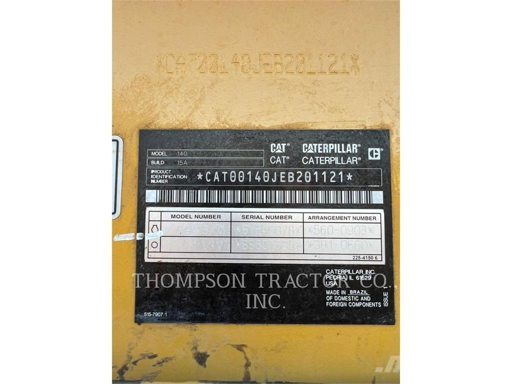 CAT 140 Greideriai
