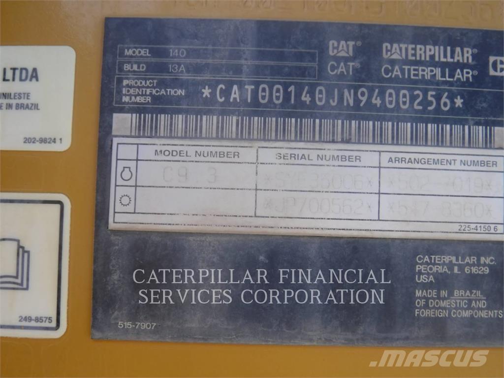 CAT 140-13 Greideriai