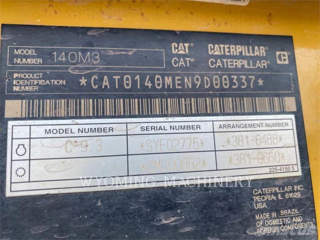 CAT 140M 3 Greideriai