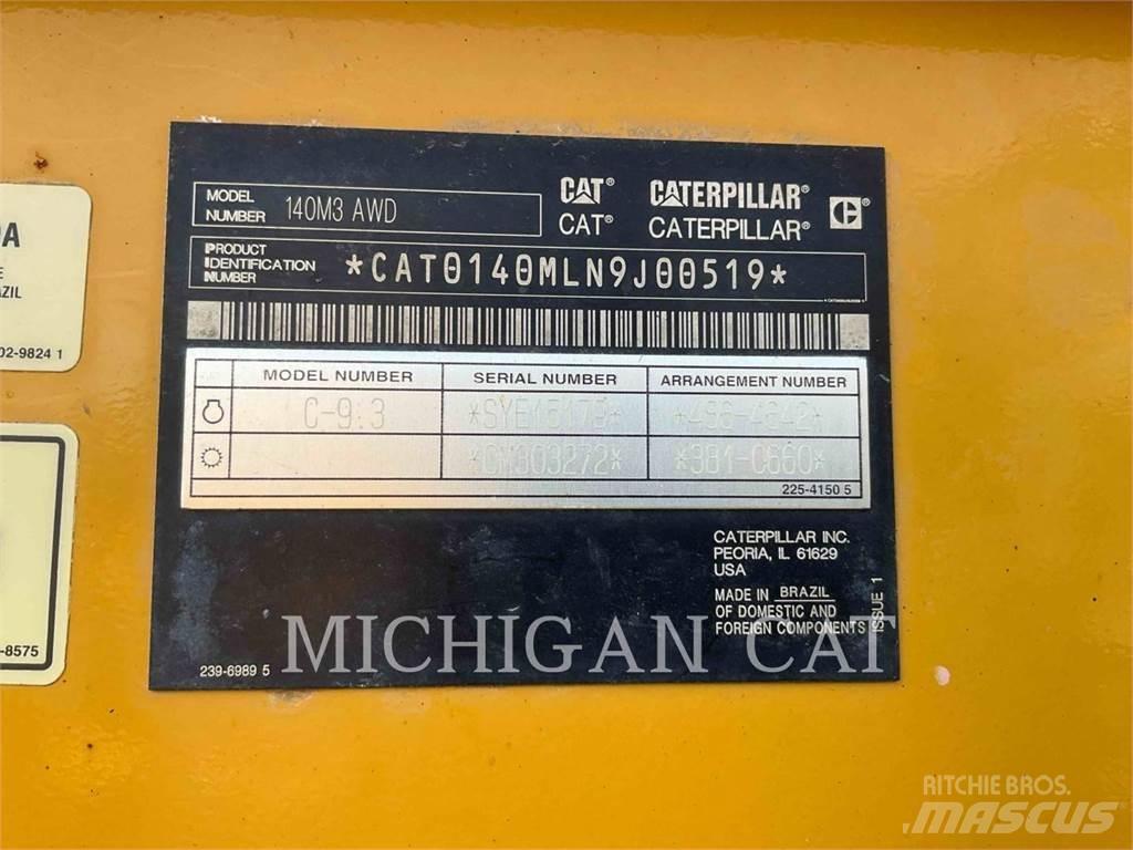 CAT 140M3 AWD Greideriai