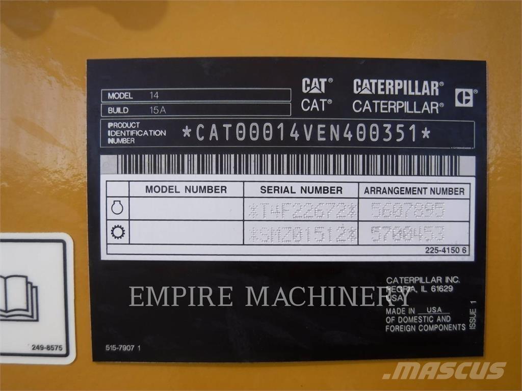 CAT 1415 Greideriai
