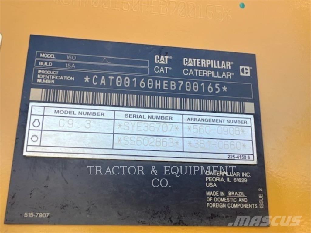 CAT 160-15AWD Greideriai