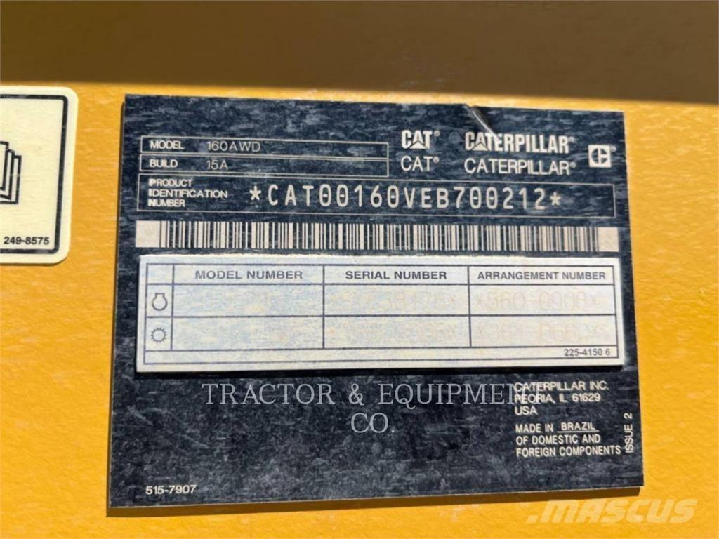 CAT 160 AWD Greideriai