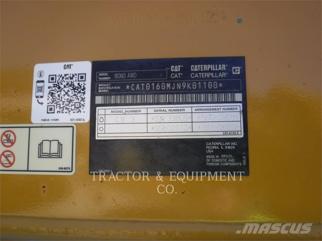CAT 160M3 AWD Greideriai