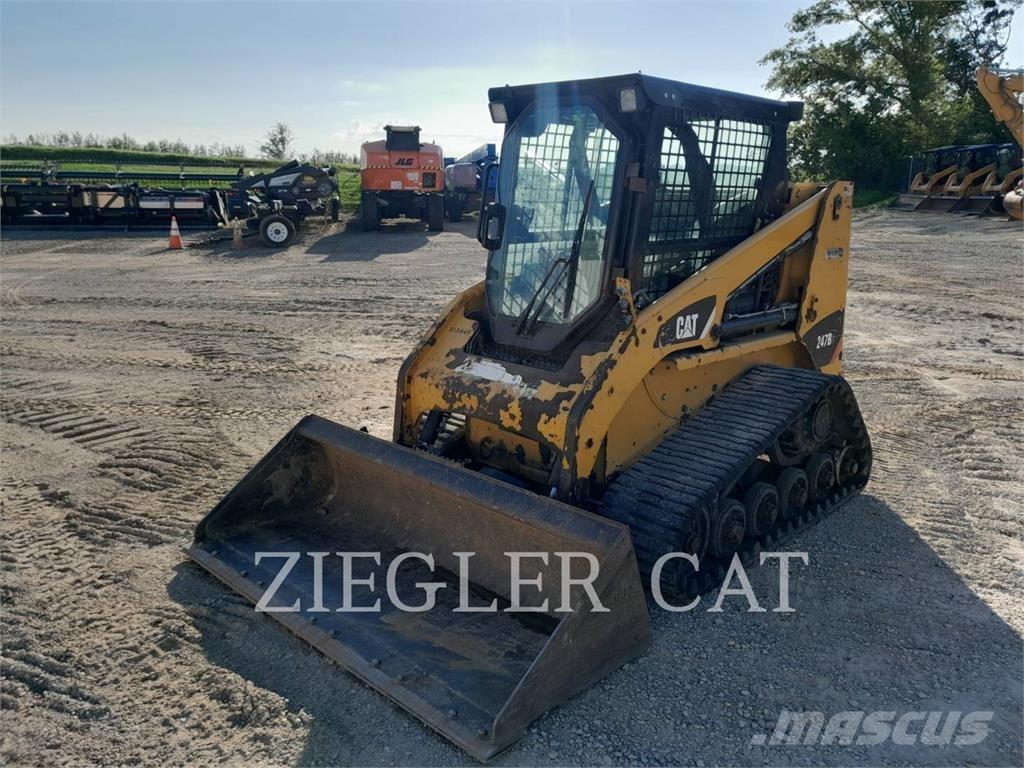 CAT 247B3 Vikšriniai krautuvai