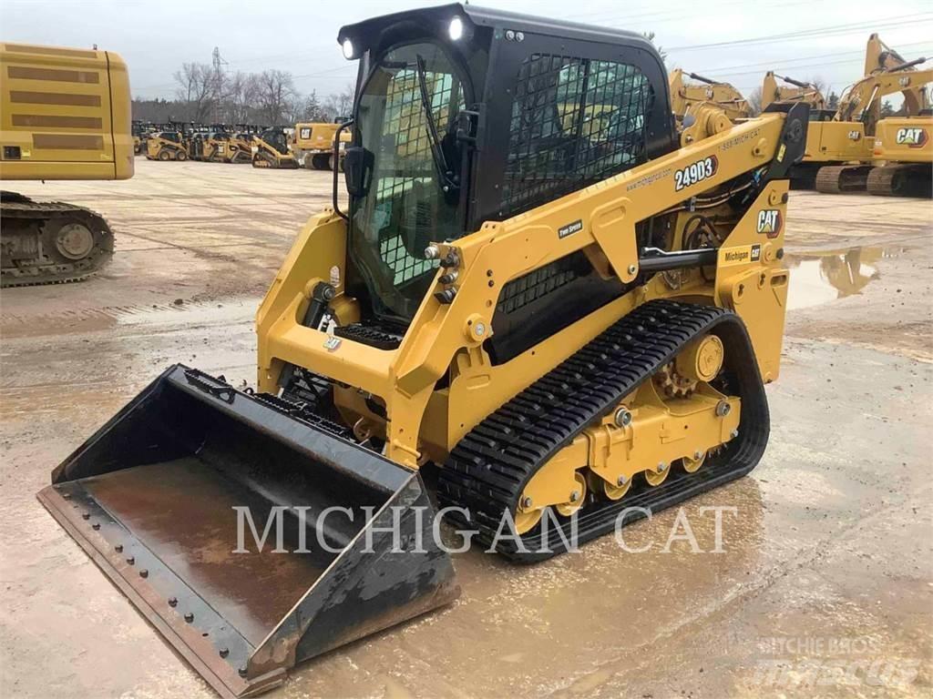 CAT 249D3 AQB Krautuvai su šoniniu pasukimu