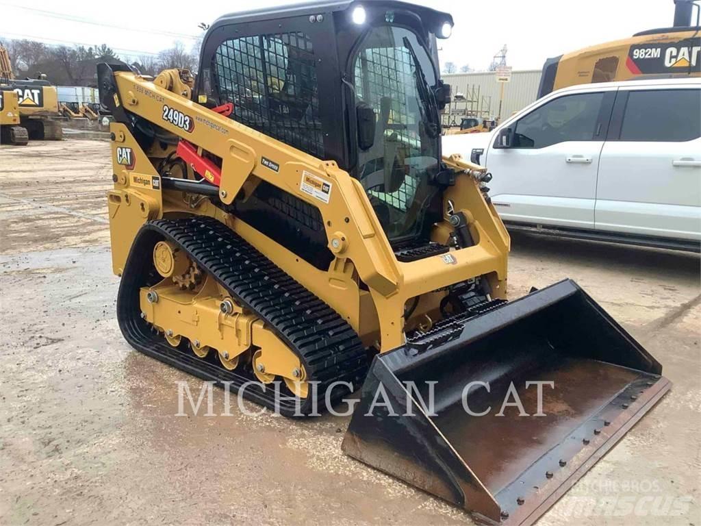 CAT 249D3 AQB Krautuvai su šoniniu pasukimu