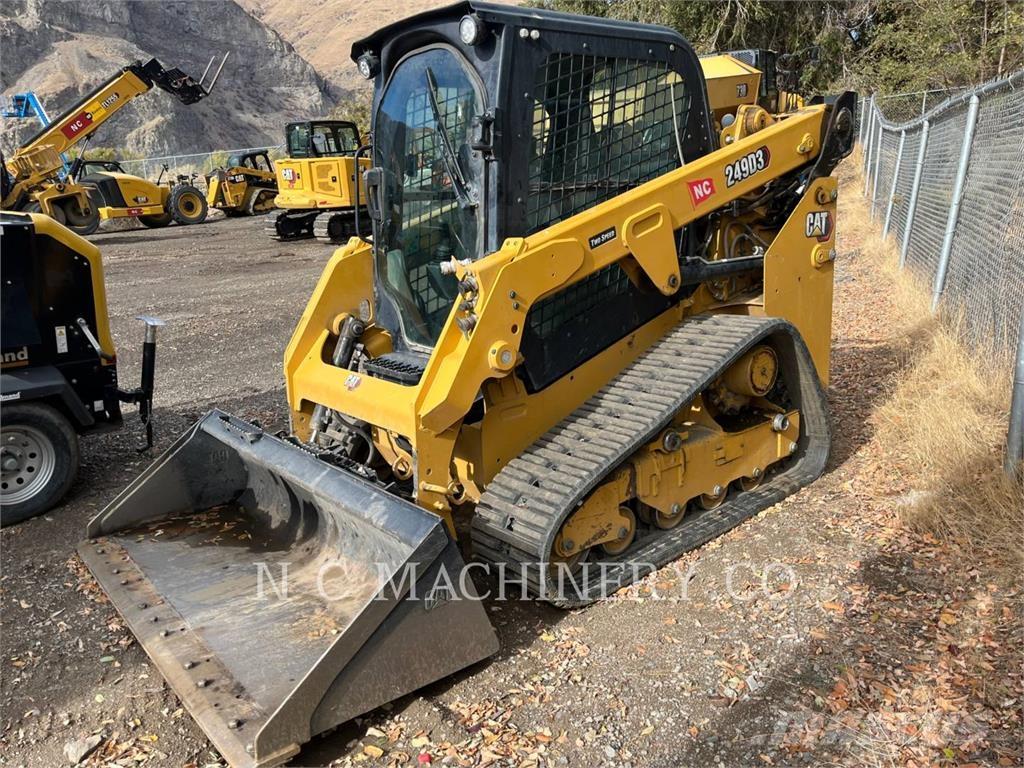 CAT 249D3 H2CB Krautuvai su šoniniu pasukimu
