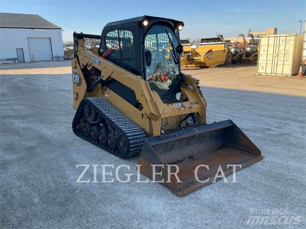 CAT 257D3 Vikšriniai krautuvai
