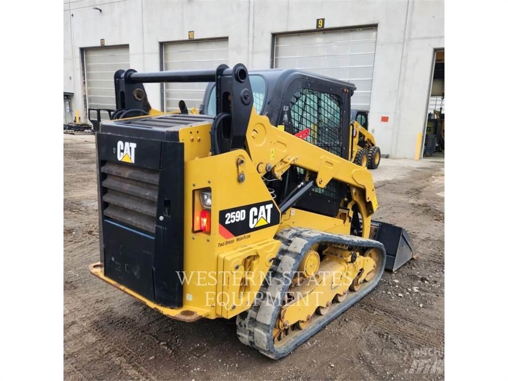 CAT 259D Krautuvai su šoniniu pasukimu