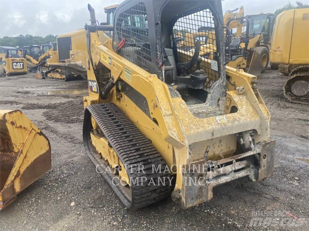 CAT 259D Krautuvai su šoniniu pasukimu