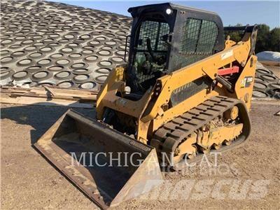 CAT 259D Krautuvai su šoniniu pasukimu