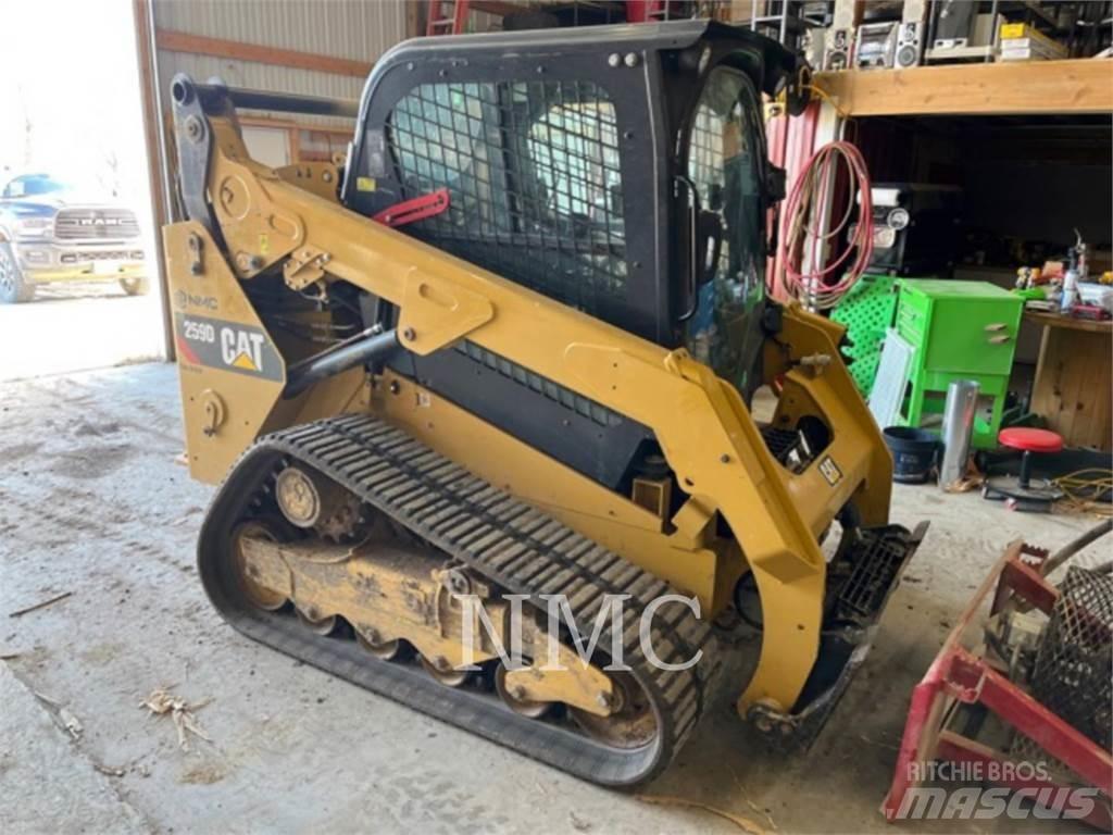 CAT 259D Krautuvai su šoniniu pasukimu