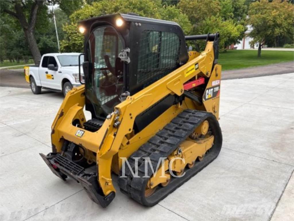 CAT 259D Krautuvai su šoniniu pasukimu