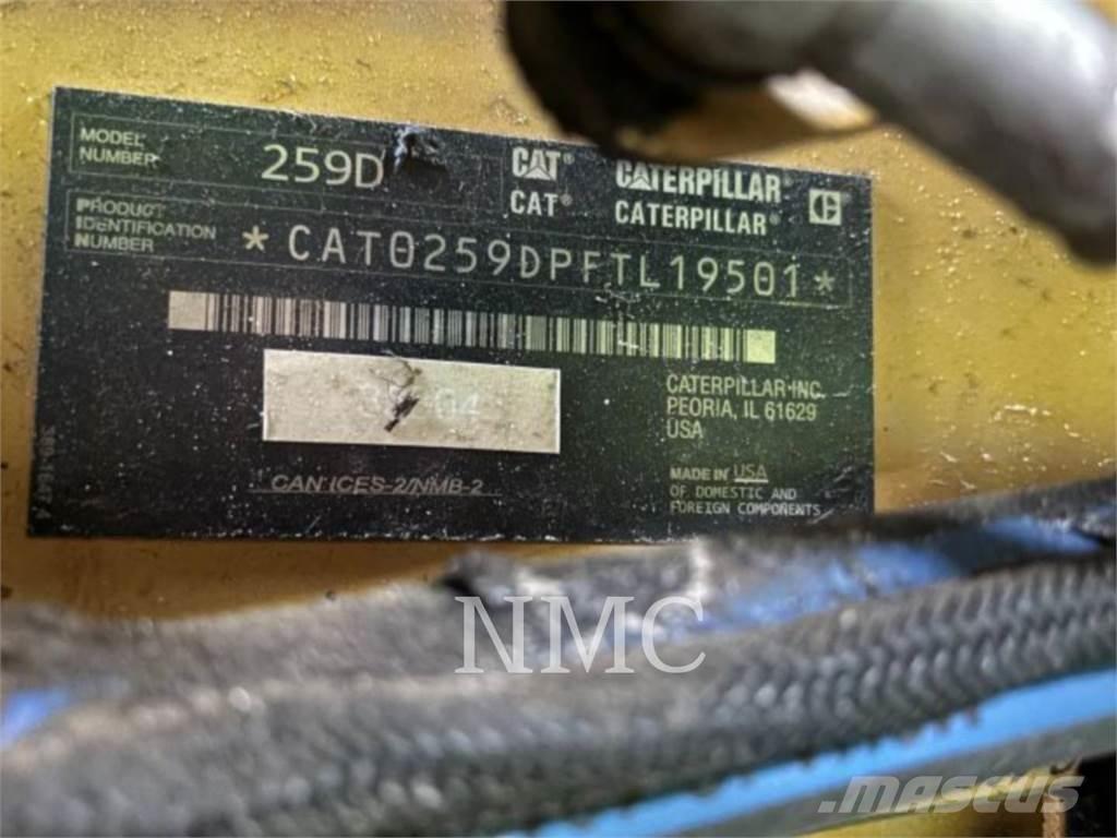 CAT 259D Krautuvai su šoniniu pasukimu