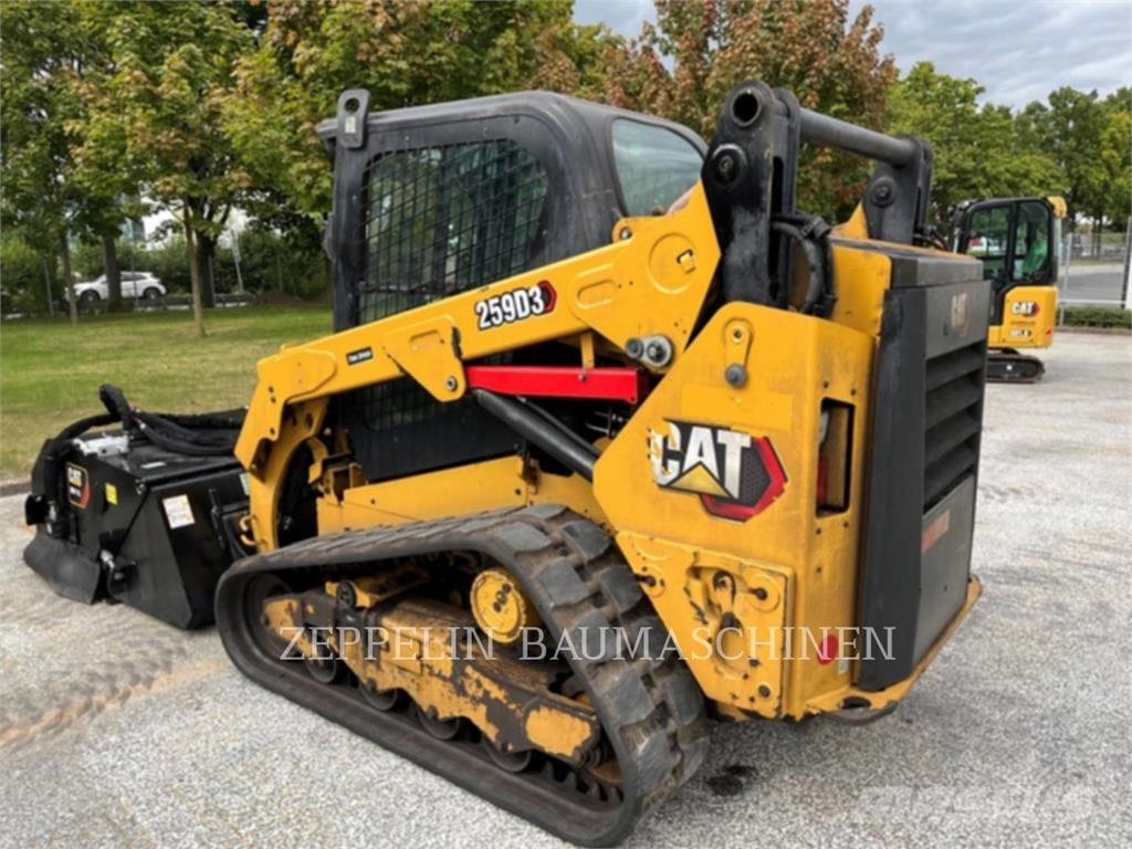 CAT 259D Krautuvai su šoniniu pasukimu