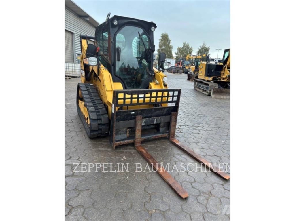 CAT 259D Krautuvai su šoniniu pasukimu