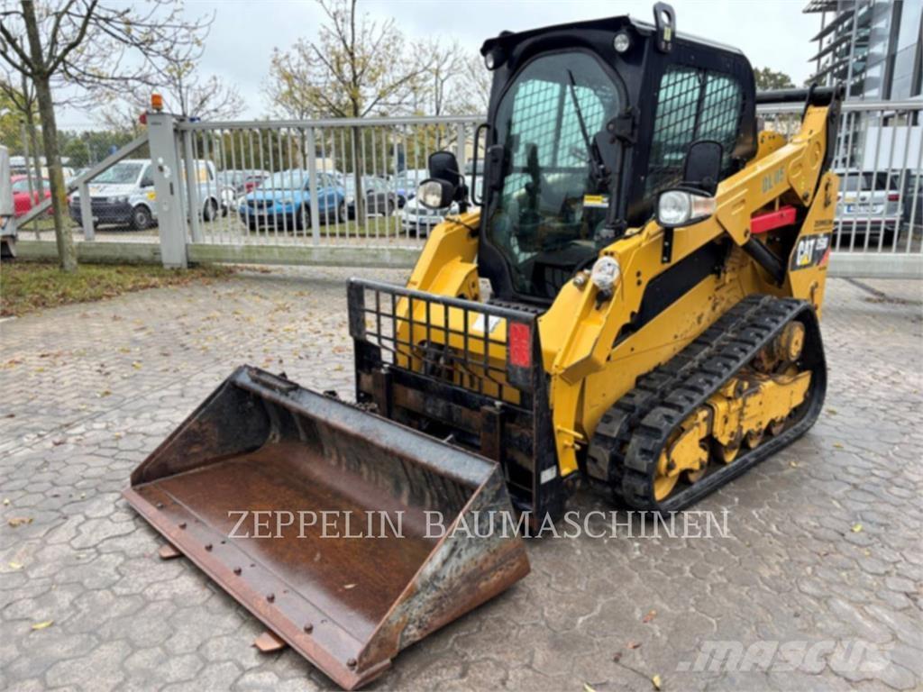 CAT 259D Krautuvai su šoniniu pasukimu