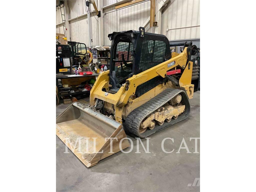 CAT 259D 3 Krautuvai su šoniniu pasukimu