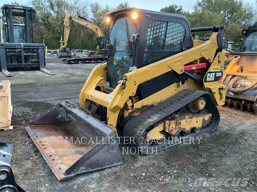 CAT 259D A2Q Krautuvai su šoniniu pasukimu
