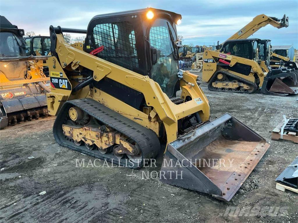 CAT 259D A2Q Krautuvai su šoniniu pasukimu