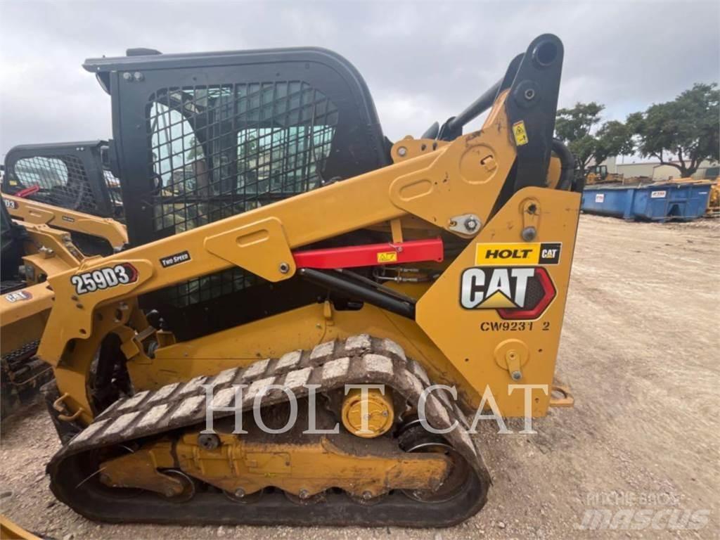 CAT 259D CAB Krautuvai su šoniniu pasukimu