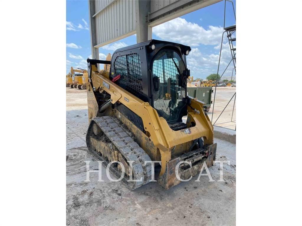 CAT 259D CAB Krautuvai su šoniniu pasukimu