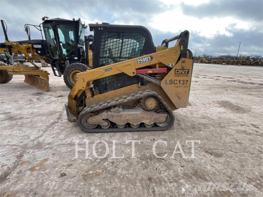 CAT 259D CAB Krautuvai su šoniniu pasukimu