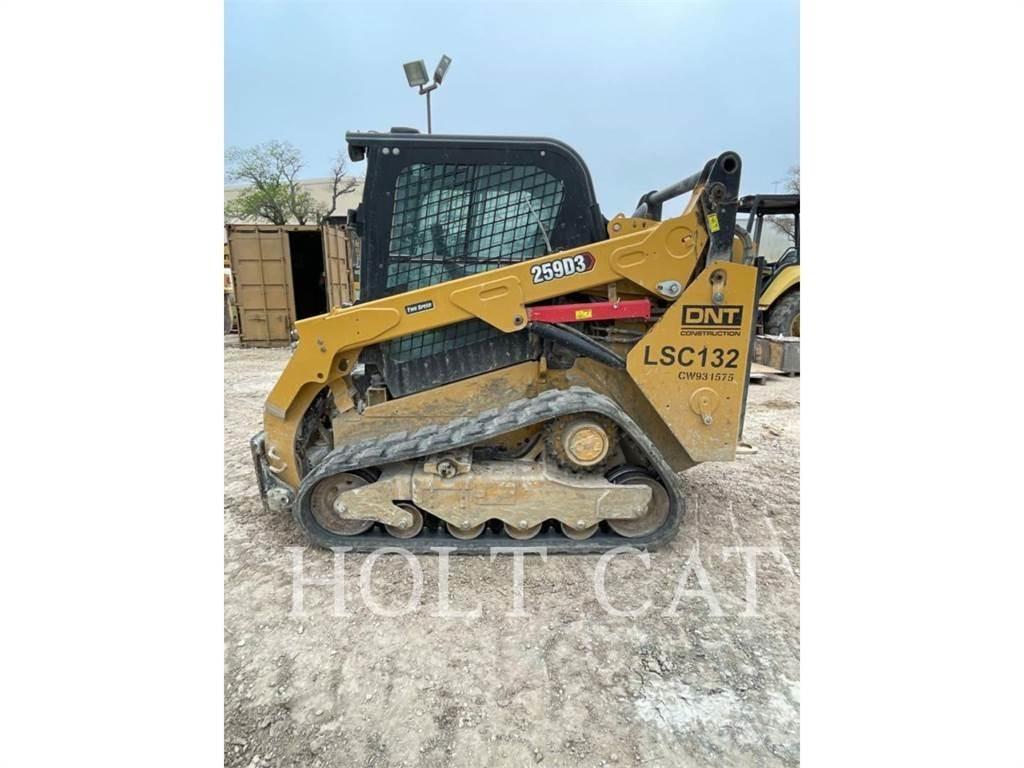 CAT 259D CAB Krautuvai su šoniniu pasukimu