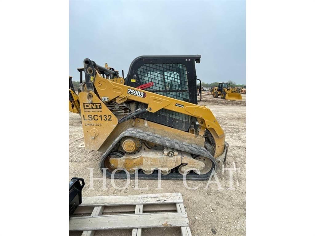 CAT 259D CAB Krautuvai su šoniniu pasukimu