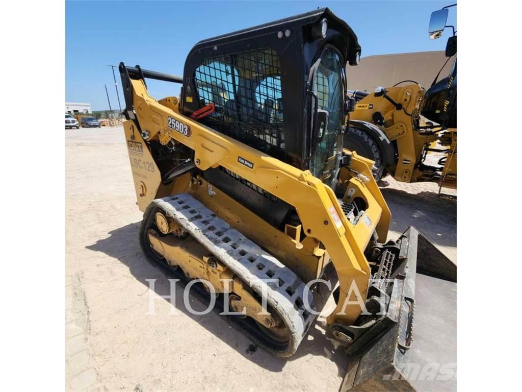 CAT 259D CAB Krautuvai su šoniniu pasukimu
