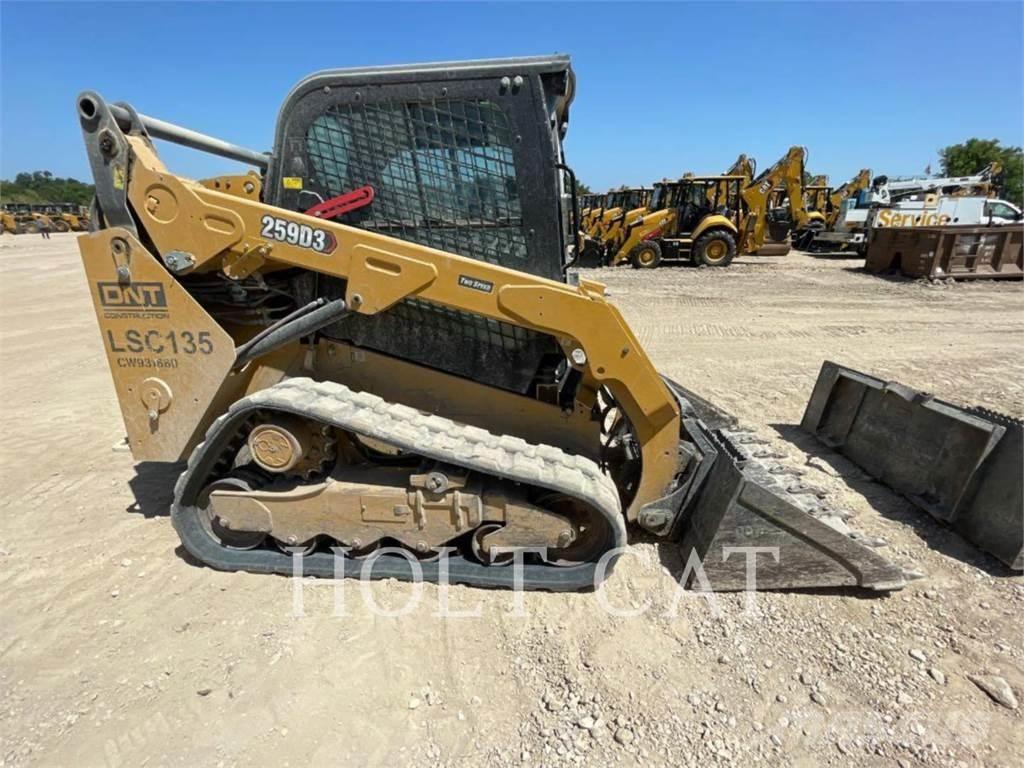 CAT 259D CAB Krautuvai su šoniniu pasukimu