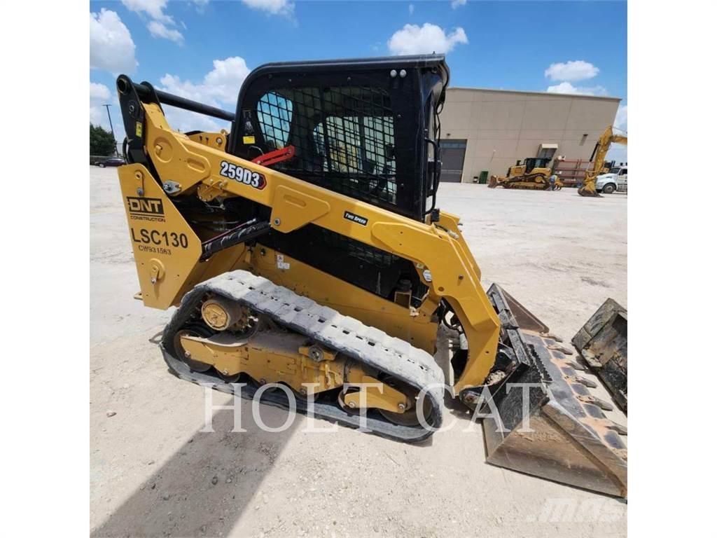 CAT 259D CAB Krautuvai su šoniniu pasukimu