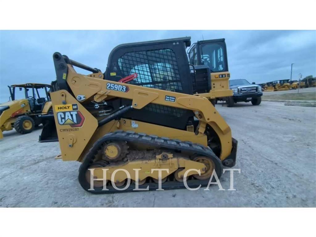 CAT 259D XPS Krautuvai su šoniniu pasukimu