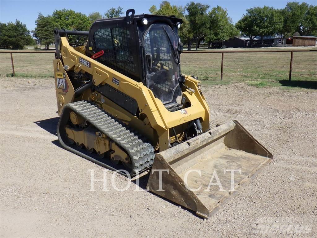 CAT 259D XPS Krautuvai su šoniniu pasukimu