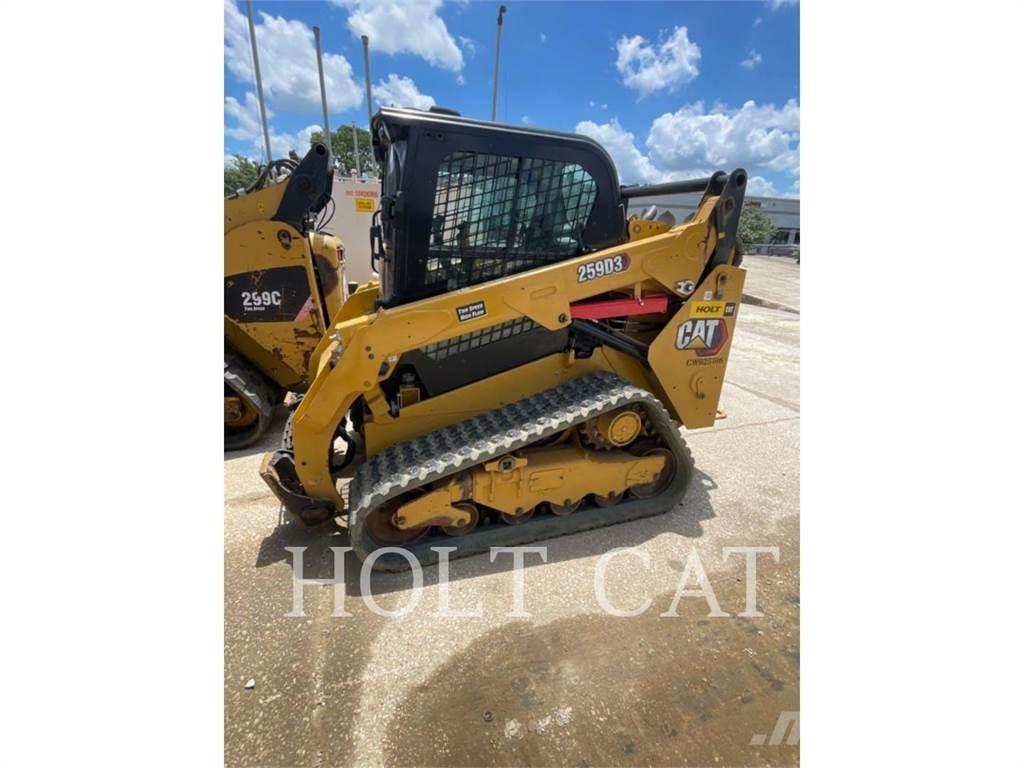 CAT 259D XPS Krautuvai su šoniniu pasukimu