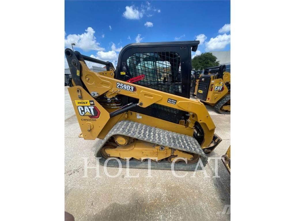 CAT 259D XPS Krautuvai su šoniniu pasukimu